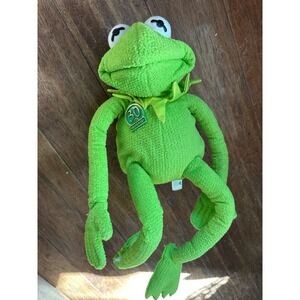 Vintage 1999 Tyco Sesame Street 30th Anniversary Kermit the Frog Plush WORKS